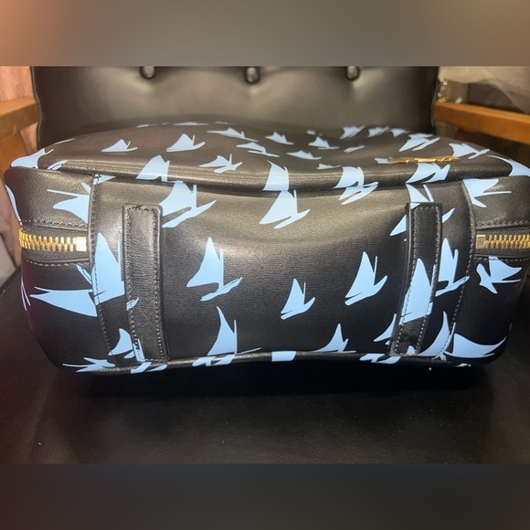 MARNI Spring/Summer 2018 Unisex Blue Leather Sailboat Patterned Satchel Bag - Picture 10 of 17